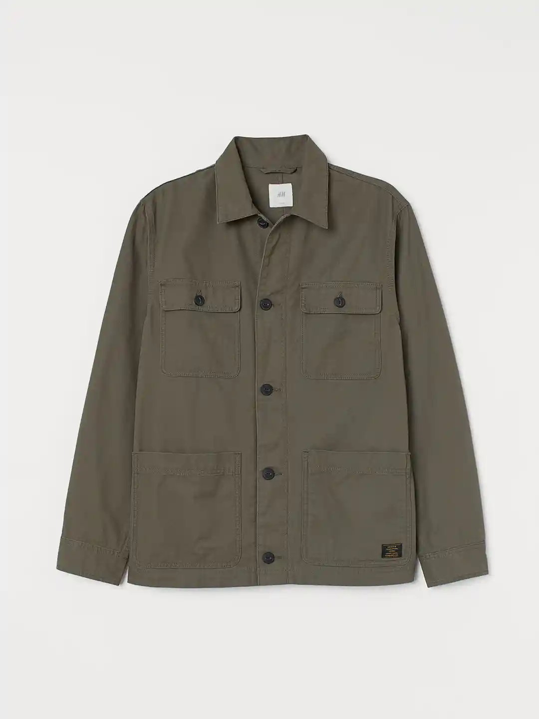 twill half shirt jacket / ジャケット / dium Buy H&M Men Olive Green Solid Twill Shirt Jacket - Jackets for Men