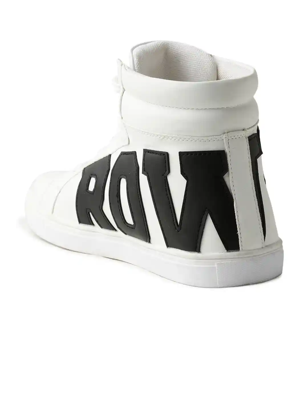 Buy Rowdy Women White Printed Synthetic High-Top Sneakers Casual