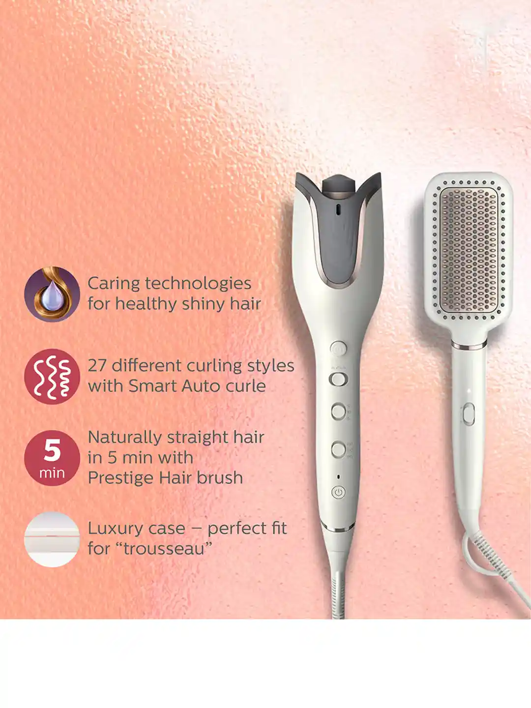 Buy Philips Women Wedding Essentials Trousseau Hair Styler Pack