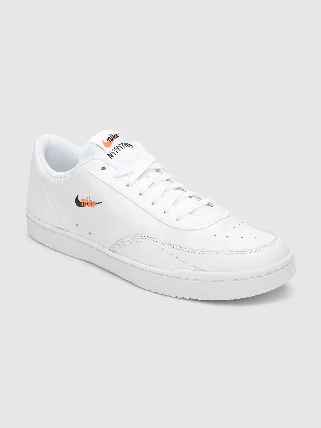 nike court premium leren sneakers in wit