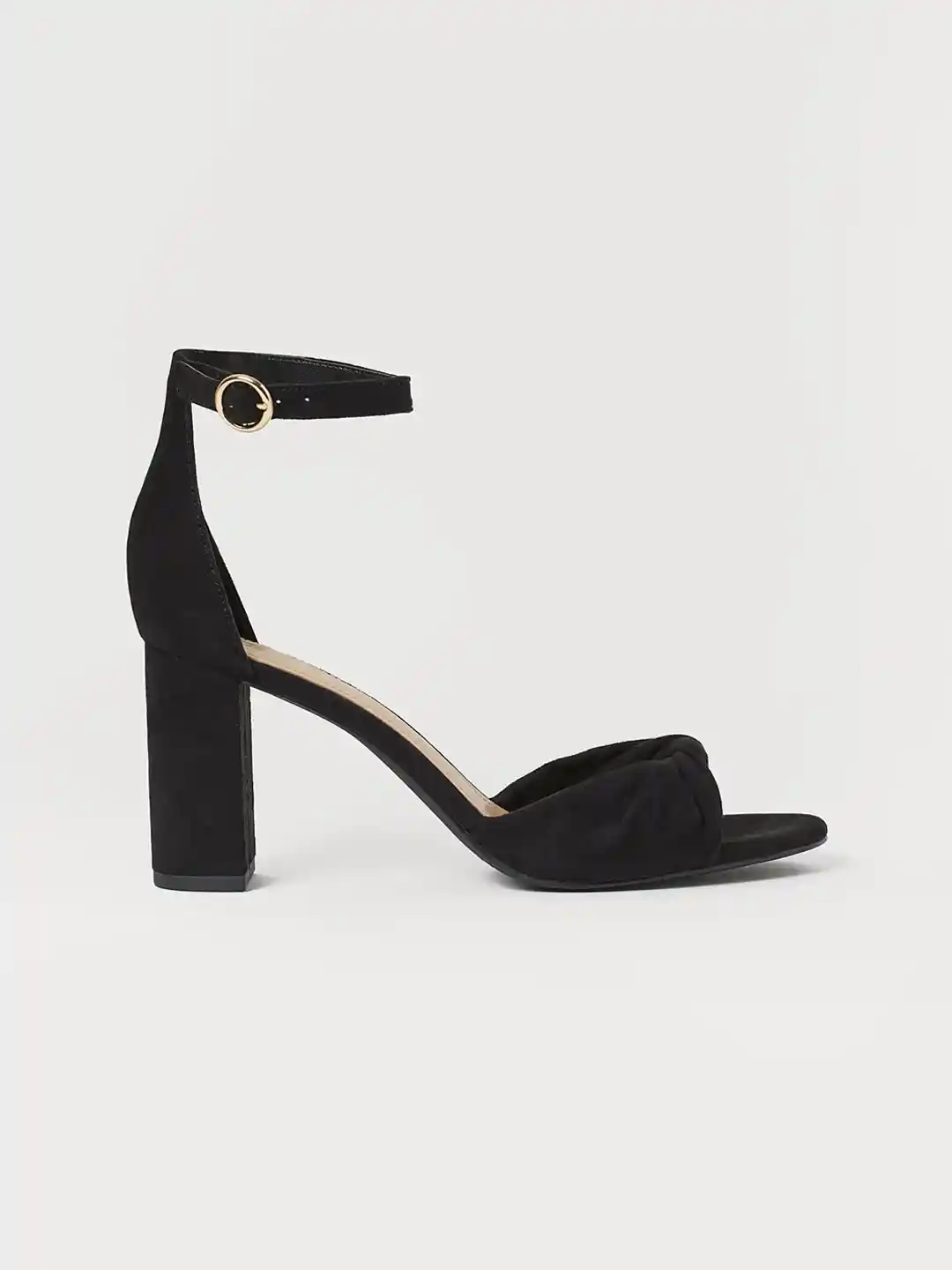 Buy H&M Women Black Sandals Heels for Women 11655490 Myntra