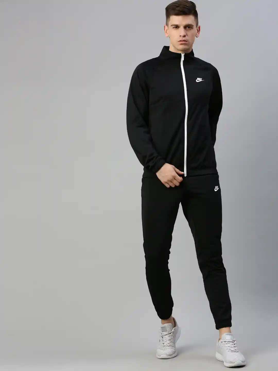 Buy Nike Men Black Solid AS M NSW CE Tracksuit Tracksuits for