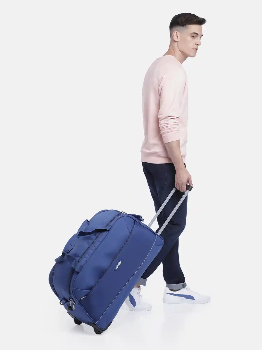 Buy AMERICAN TOURISTER Poler Wheel Medium Duffle Trolley Bag