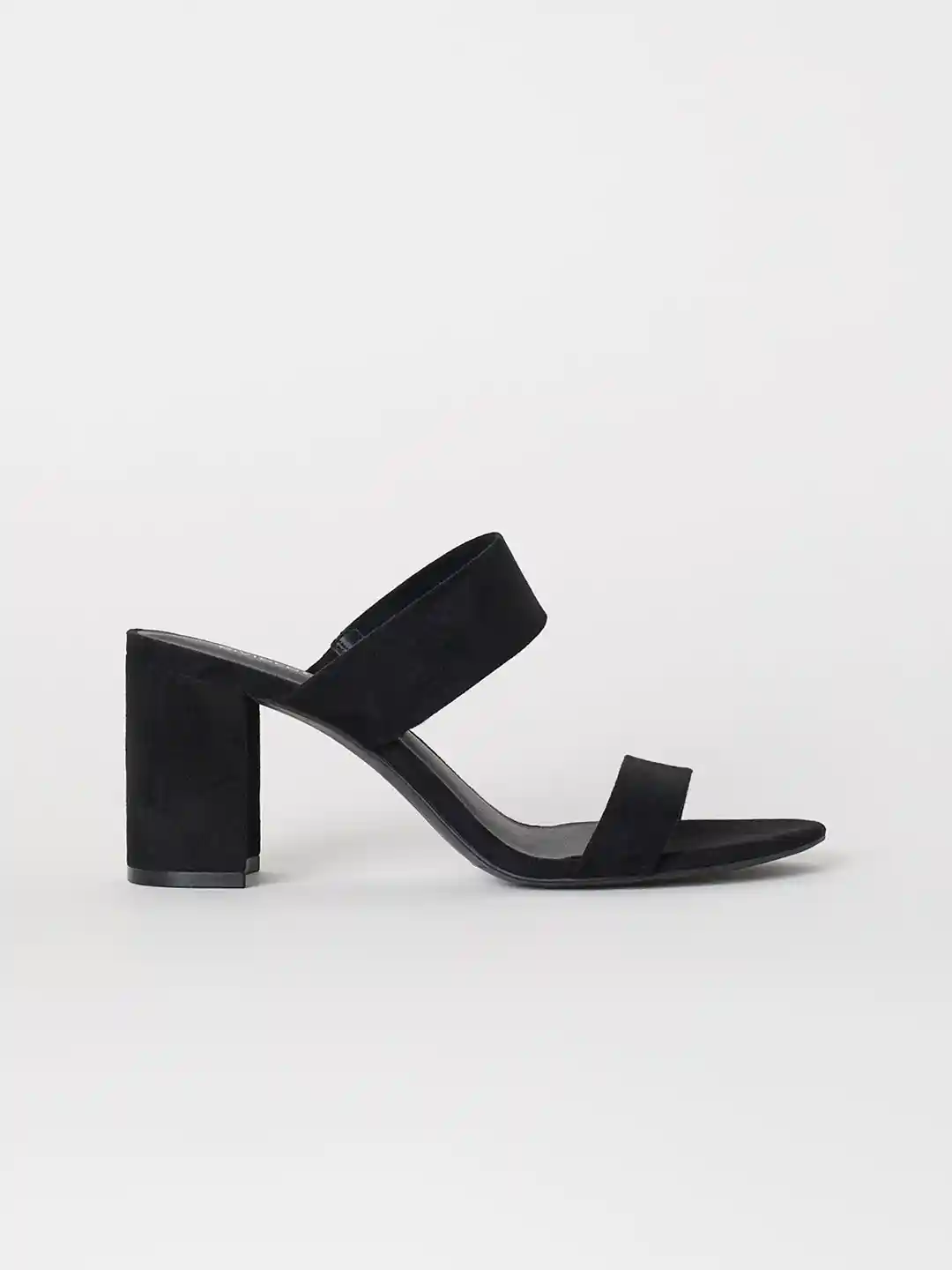Buy H&M Women Black Block-Heeled Sandals Heels for Women