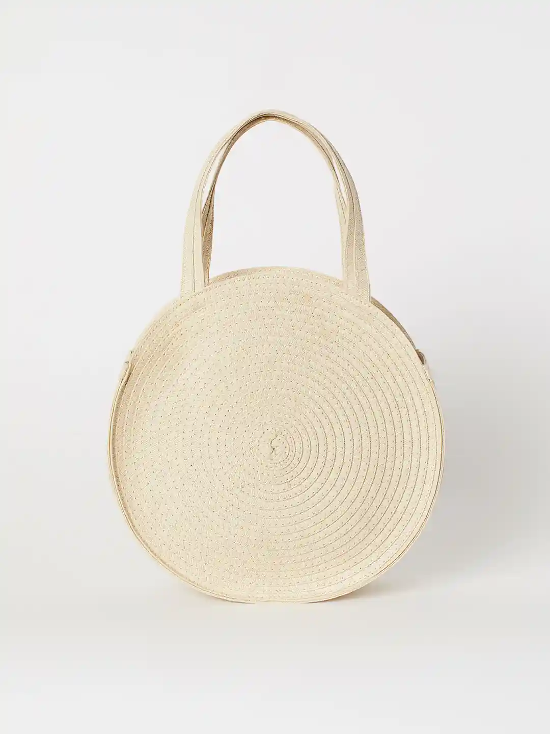 Buy H&M Women Beige Round Straw Bag Handbags for Women 11810062
