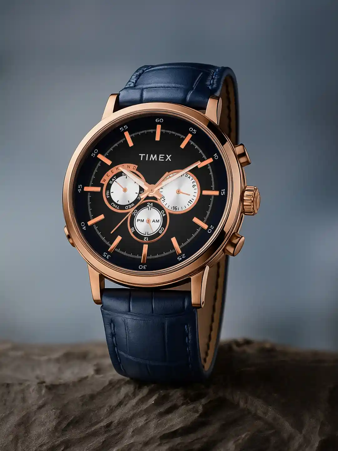 Timex Men Blue Multifunction Analogue Watch TW000T310