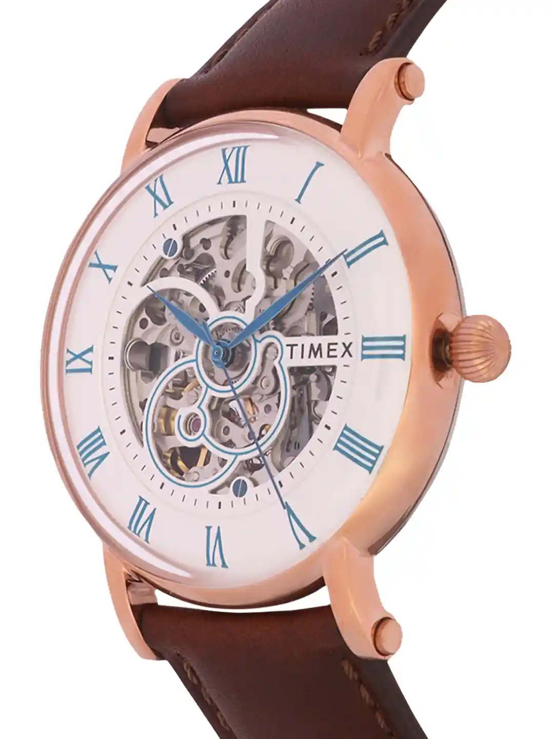 Buy Timex Men Silver-Toned Automatic Analogue Watch TWEG16705