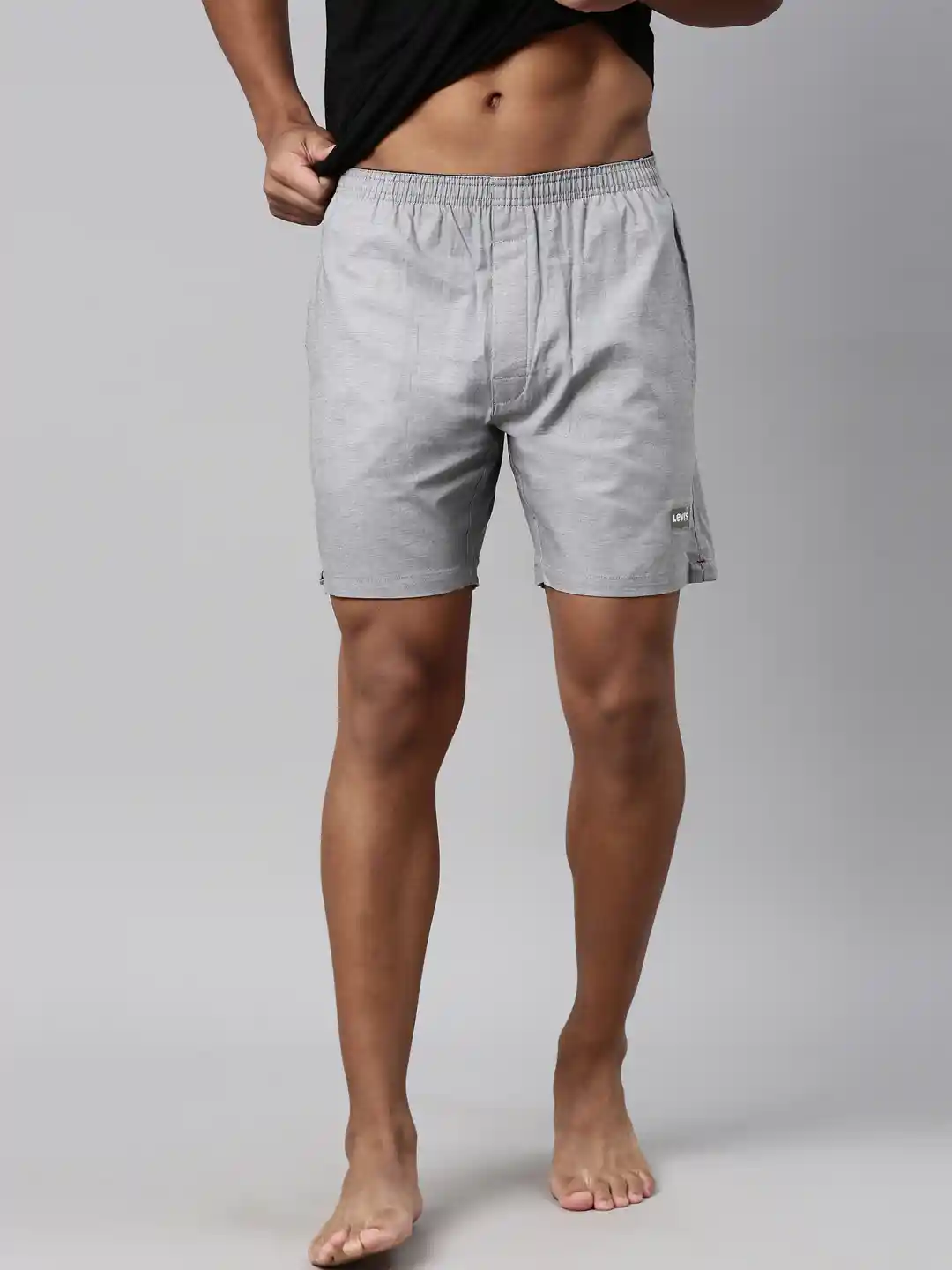 Buy Levis Men Solid Cotton Woven Soft Boxer Shorts with Side