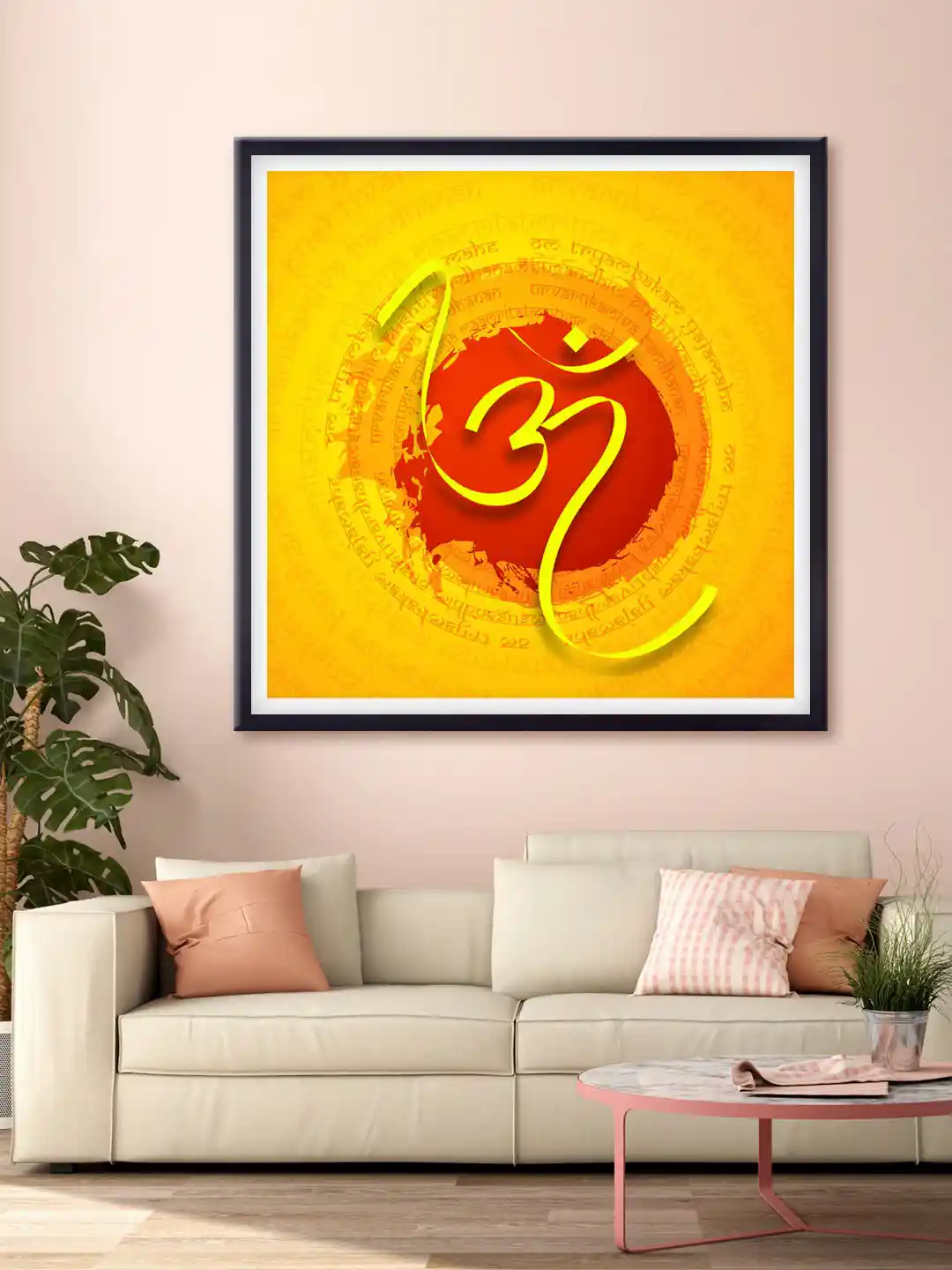 Buy 999Store Om Printed Canvas Wall Rectangle Paintings Wall Art