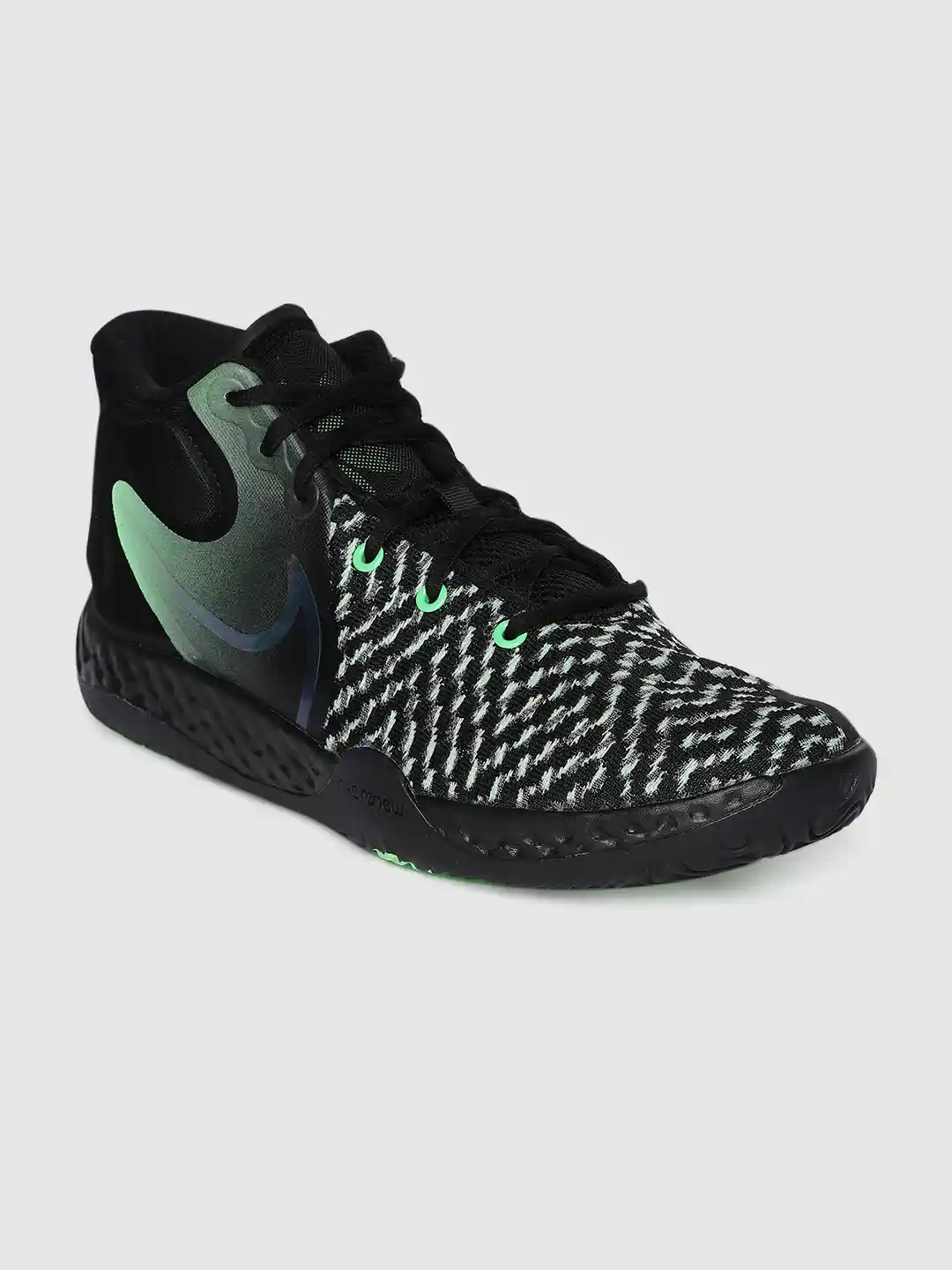 Buy Nike Unisex Black Green KD TREY VIII EP Mid-Top Basketball - Main Image