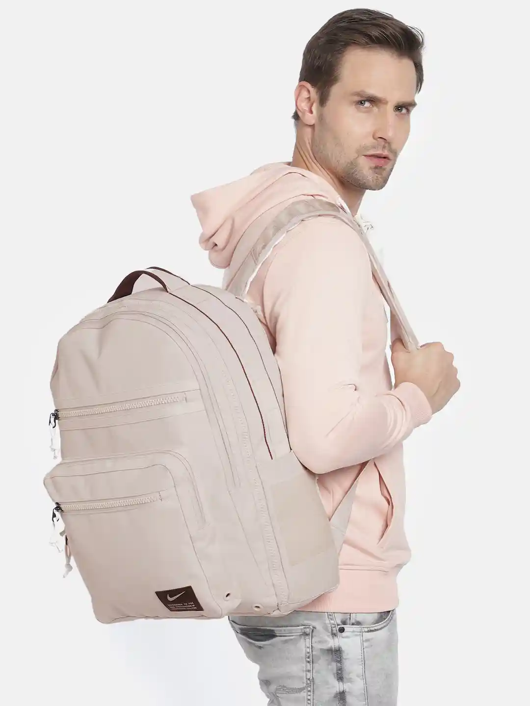 Buy Nike Men Off-White Utility Power Training Backpack Backpacks