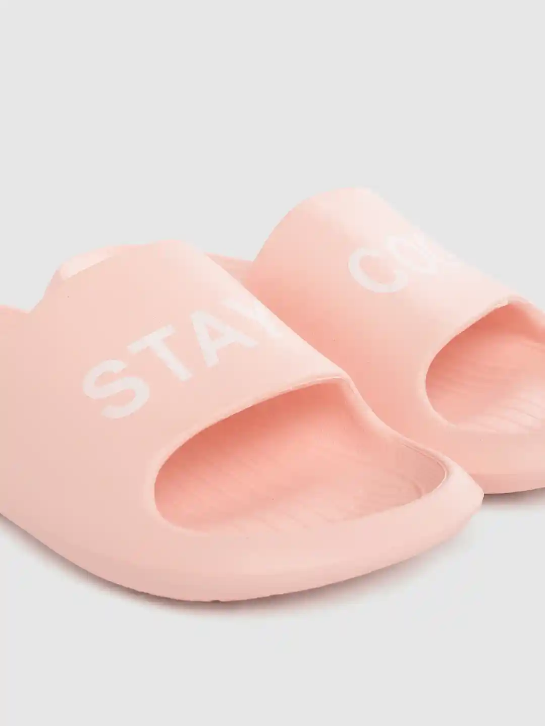 Buy Mast Harbour Women Pink White Stay Cool Print Sliders