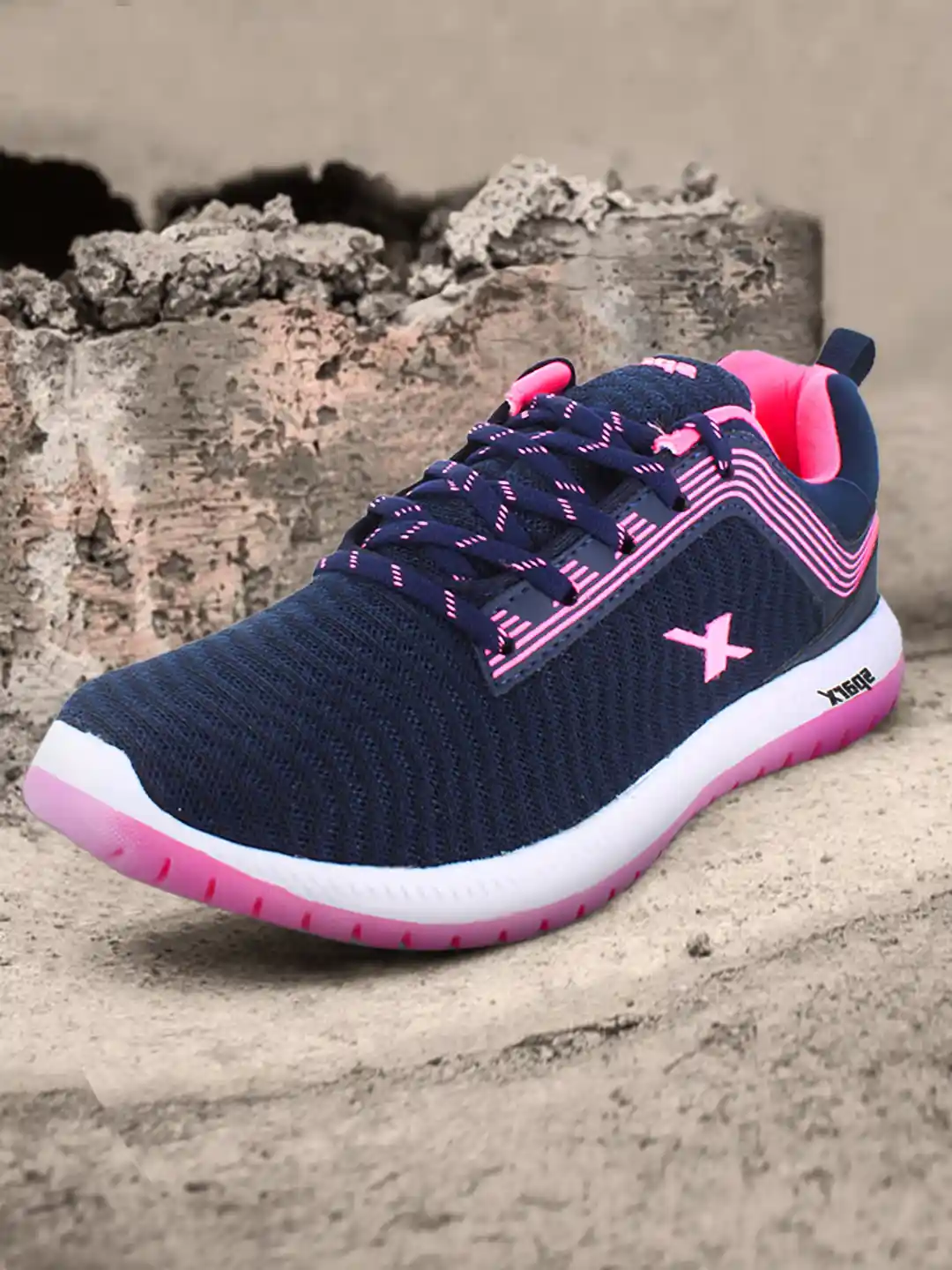 Buy Sparx Women Navy Blue Pink Running Shoes Sports Shoes for