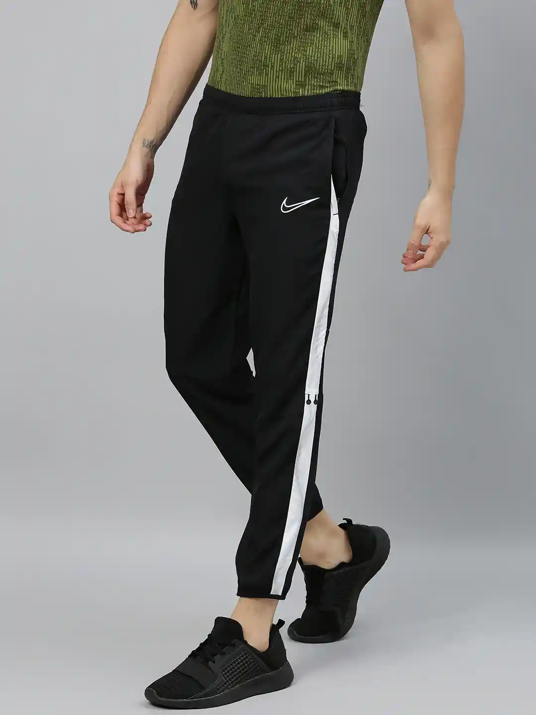 Sweat Pants Mens Nike Joggers Black Dri Fit Training Pants Black