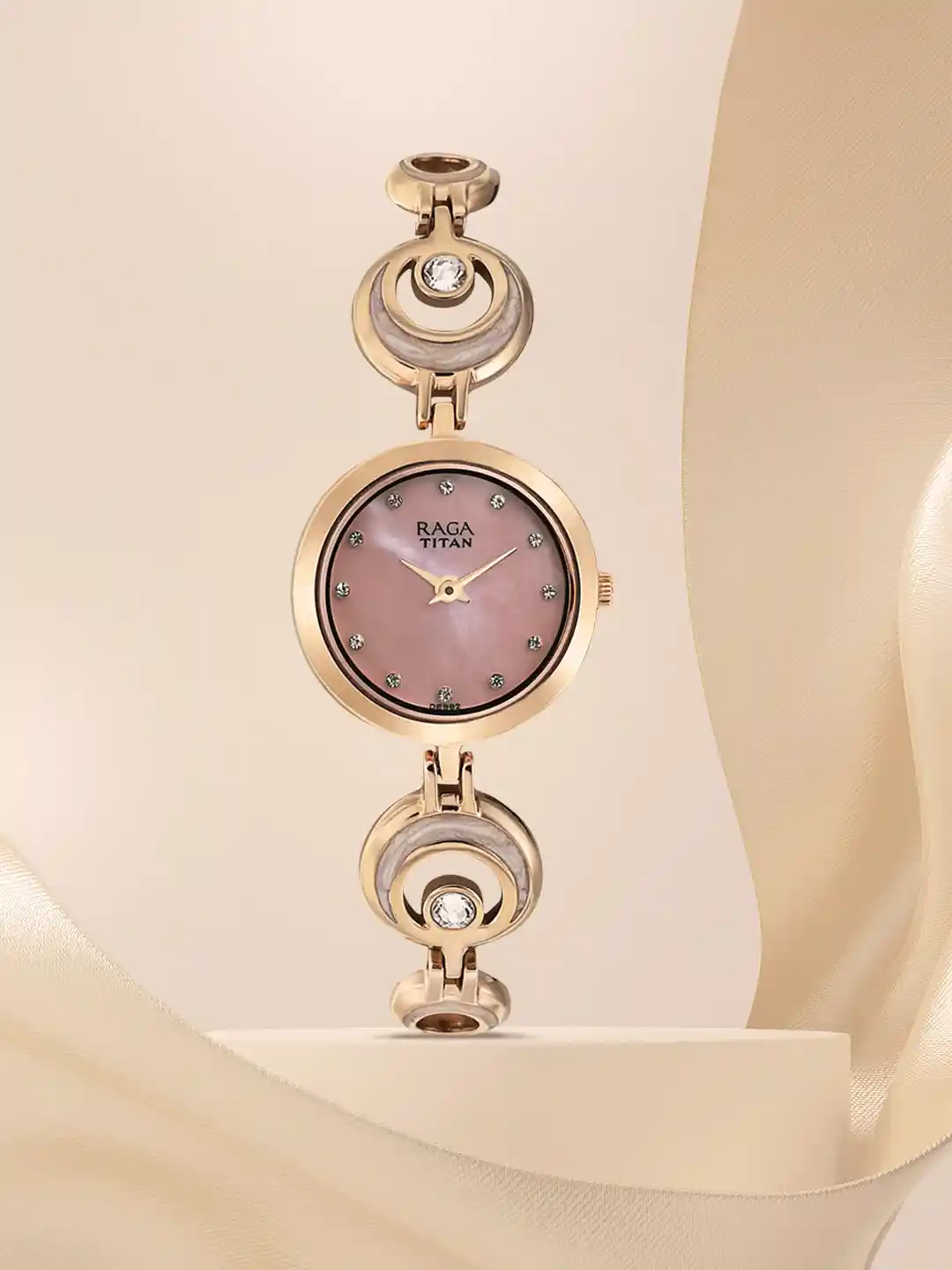 Titan Raga Moonlight Watch Moonlight Online NQ2540WM03 Raga