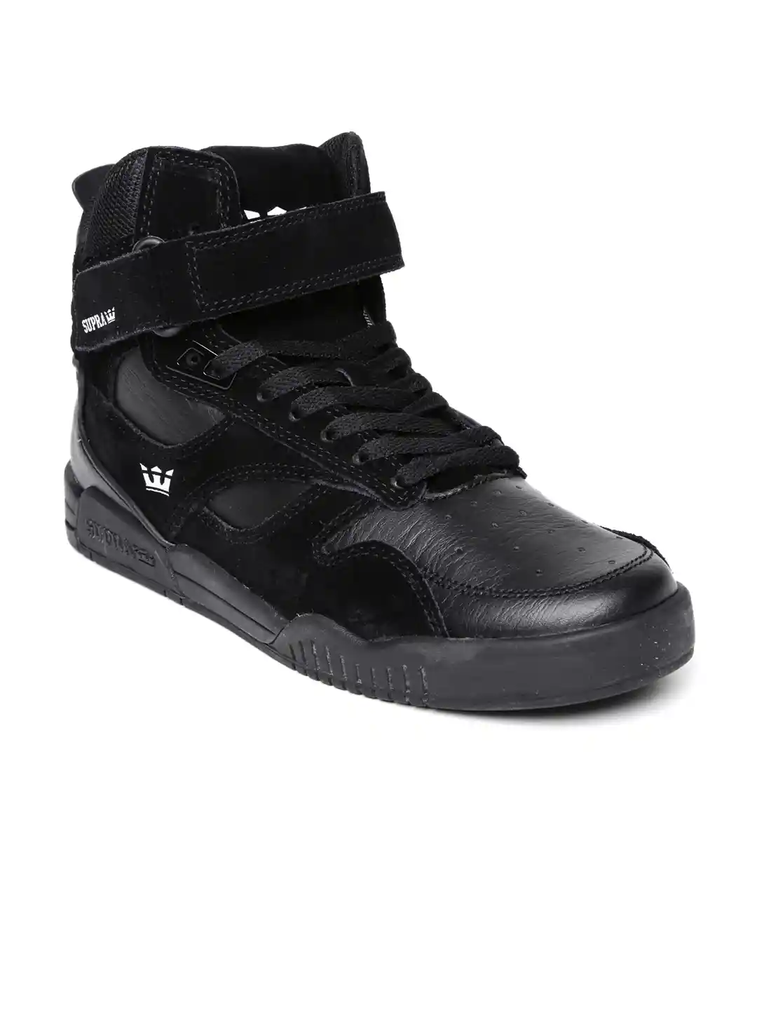 Shoes Supra Bleeker Black Buy Supra Men Black Leather Bleeker High