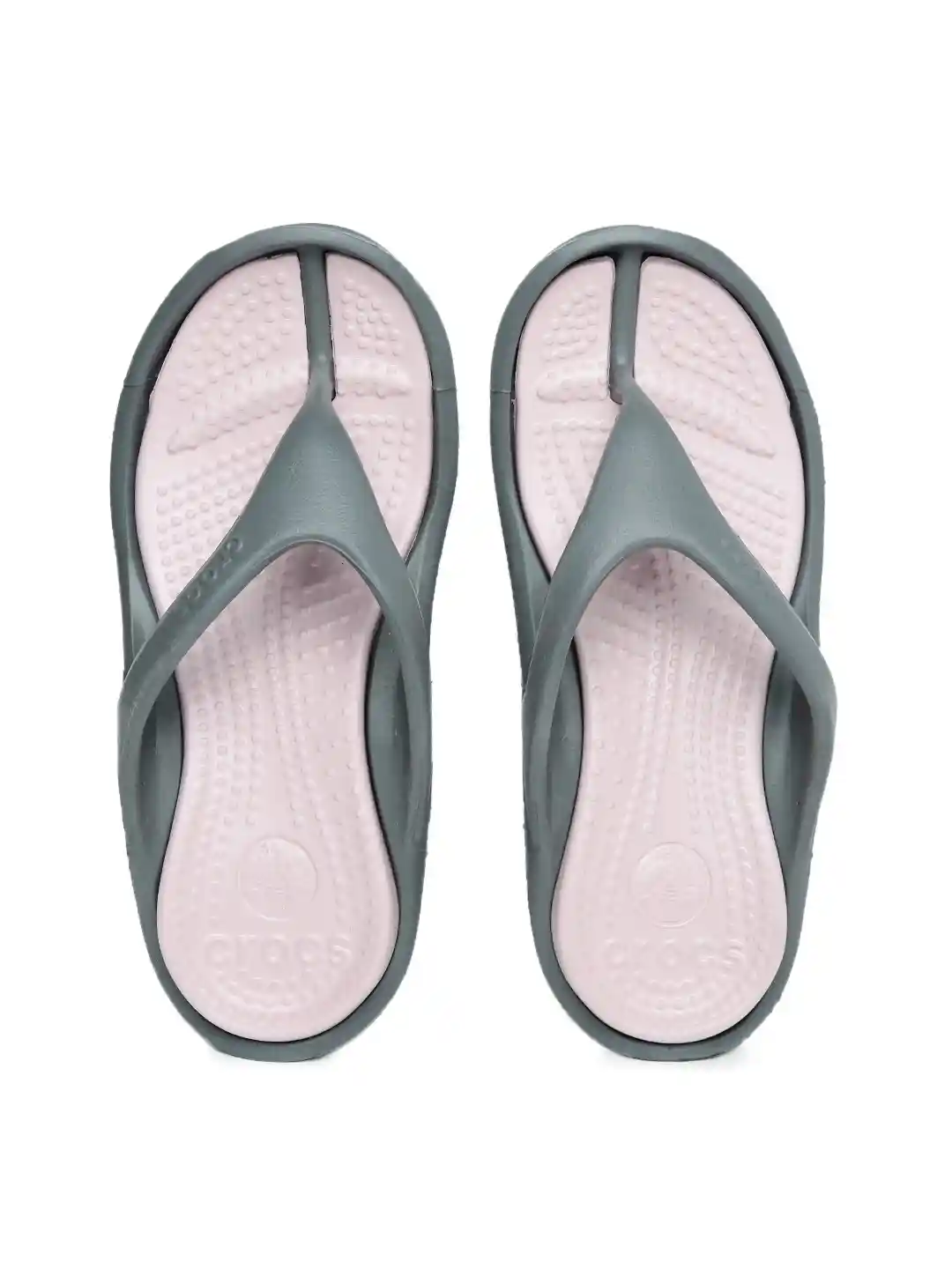 Casual Slippers Crocs Athens Ii Flip Flops Crocs Unisex Grey Pink