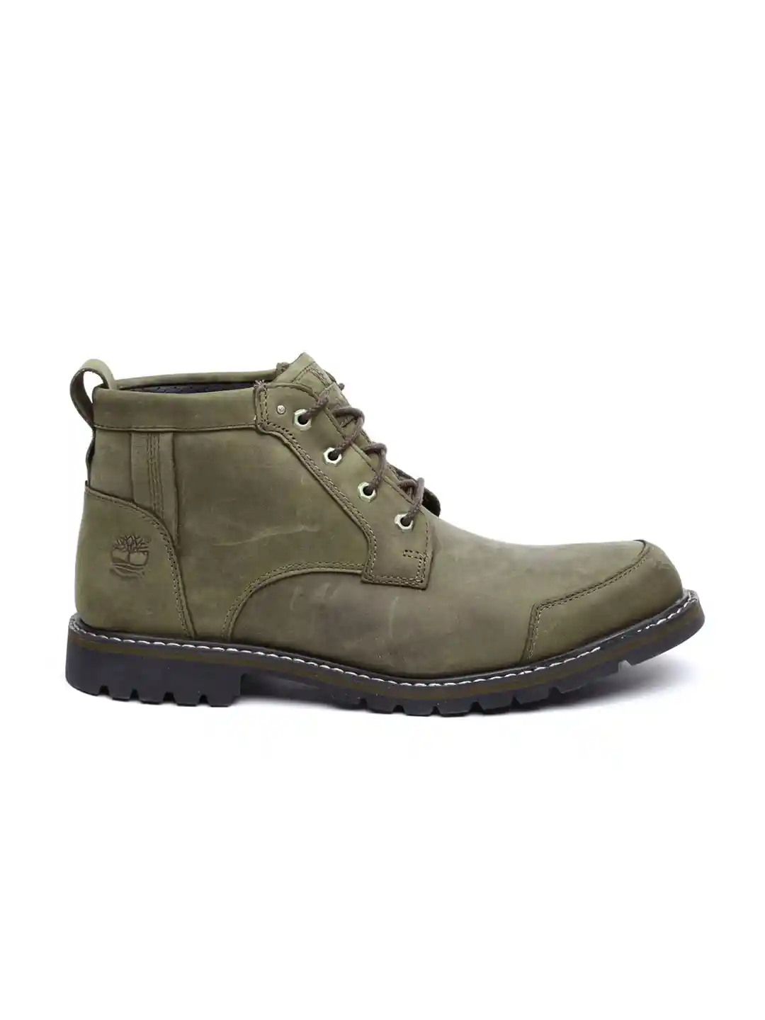 Buy Timberland Men Olive Green Leather Waterproof Hiking Boots