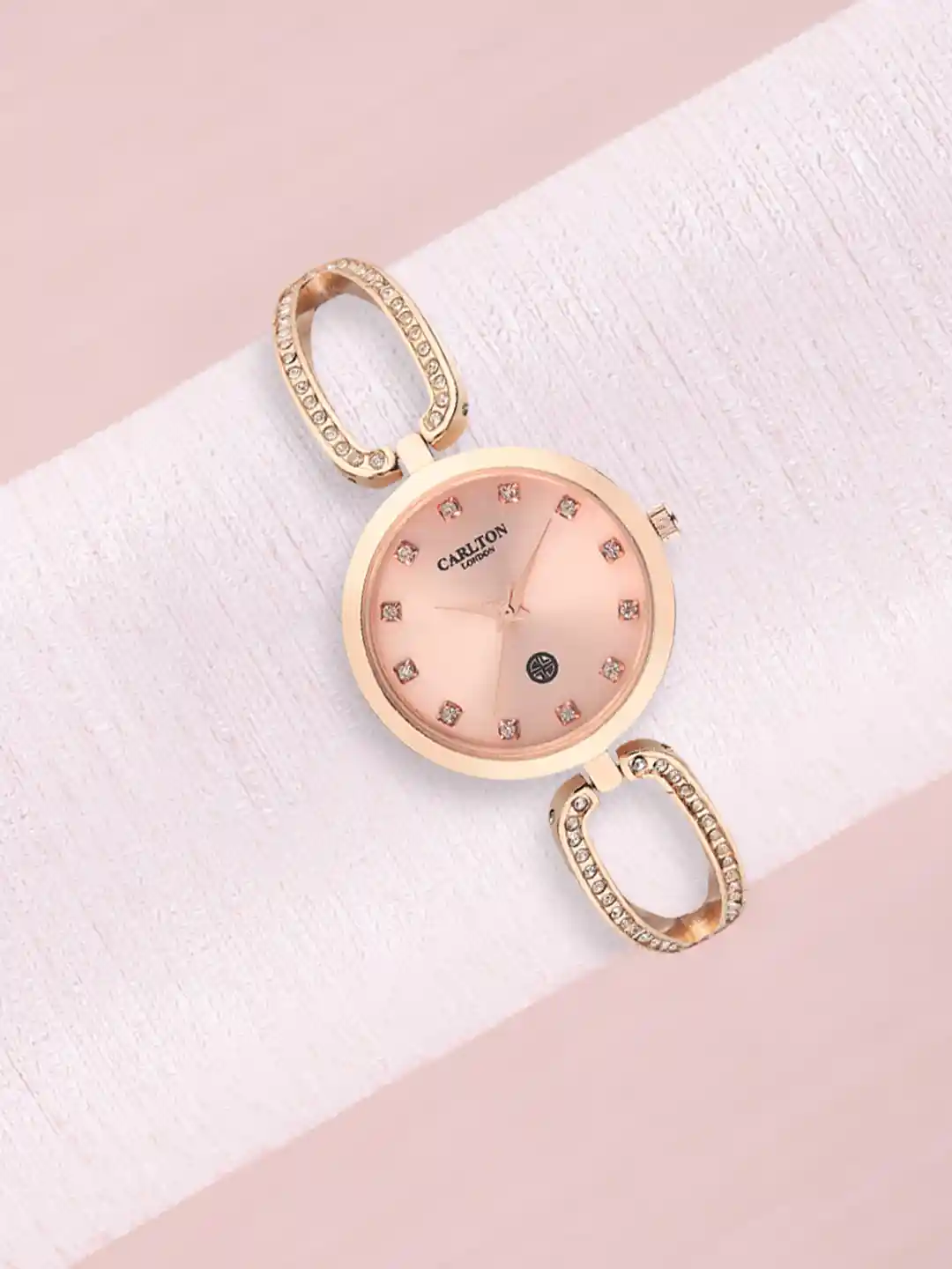 Buy Carlton London Women Rose Gold Analogue Watch CL017RROR