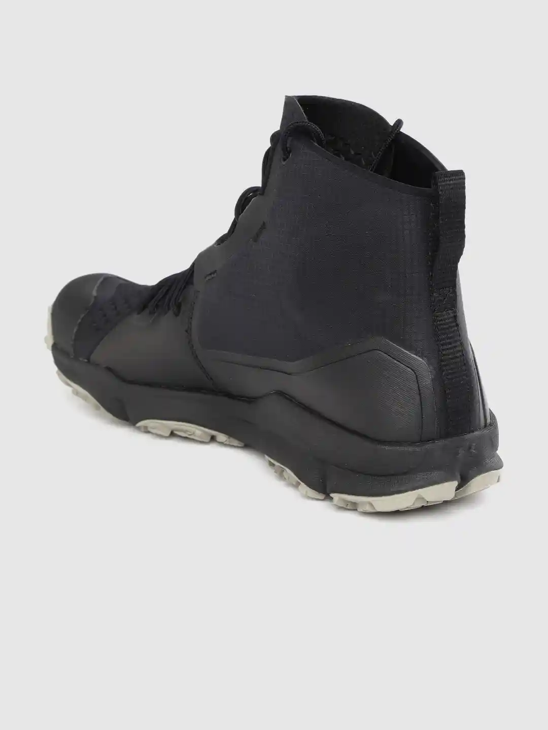 Buy UNDER ARMOUR Men Black Speedfit Textured Mid-Top Hiking