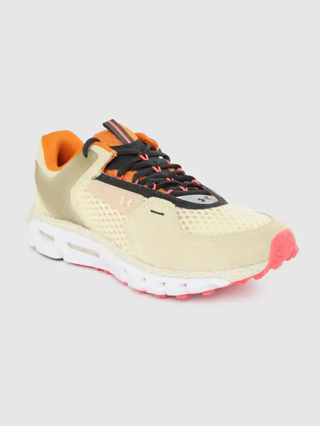 gym shoes under armour ua hovr summit UNDER ARMOUR Unisex Cream-Coloured HOVR Summit Running Shoes