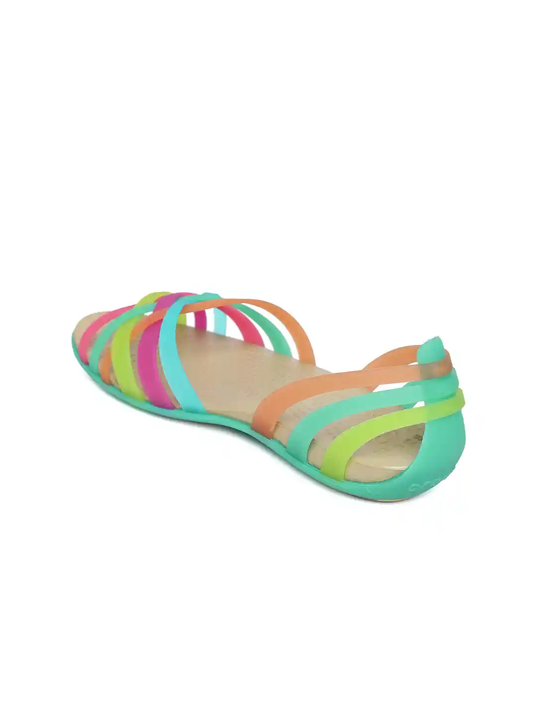 Buy Crocs Women Multicoloured Strappy Huarache Flats Flats for