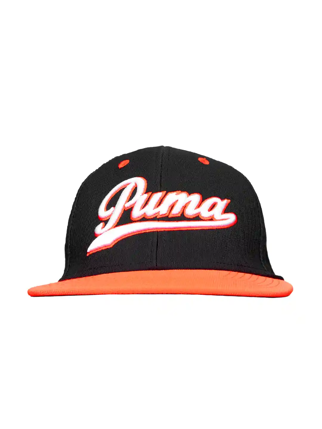 Buy PUMA Unisex Black Orange Script Cap Caps for Unisex