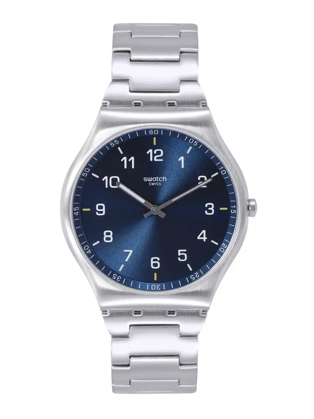 Buy Swatch Unisex Navy Blue Swiss Made Water Resistant Analogue