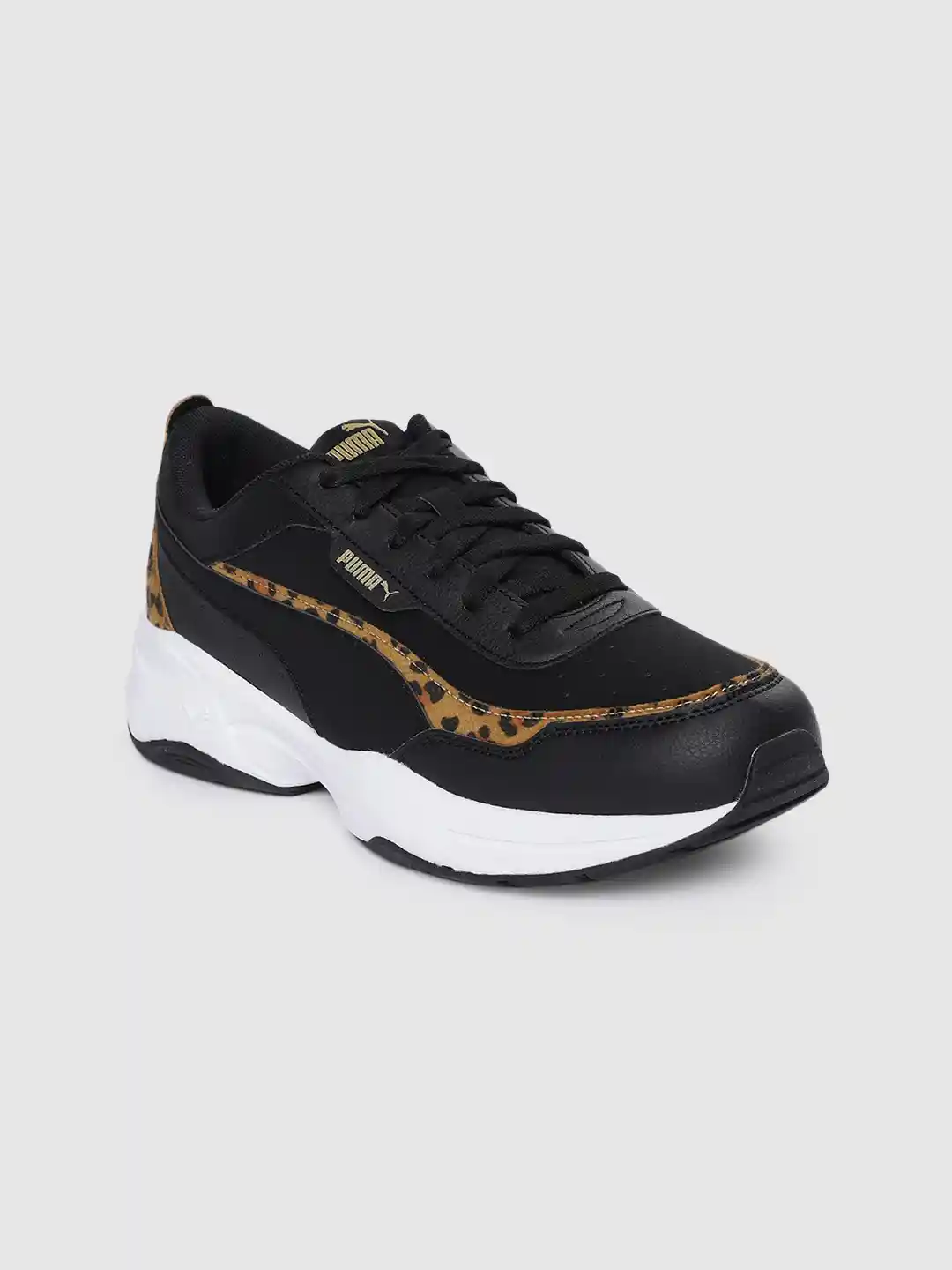 Buy Puma Women Black Cilia Mode Leopard Print Sneakers Casual