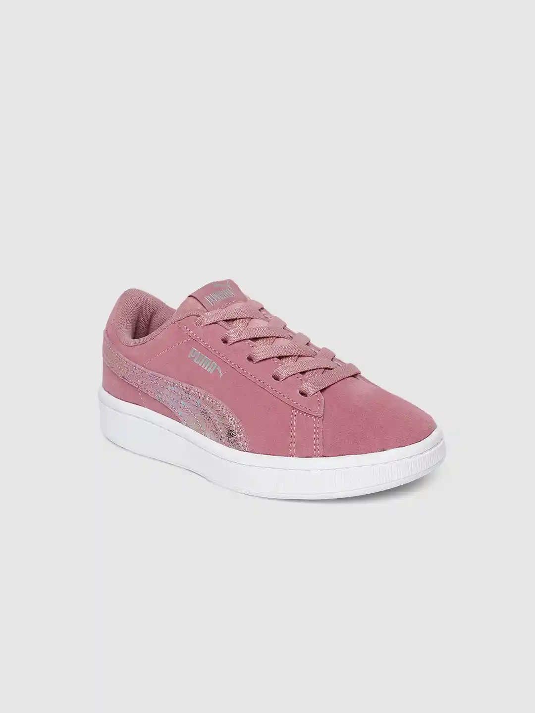Buy Puma Girls Lavender Solid Vikky v2 FS AC PS Suede SoftFoam+