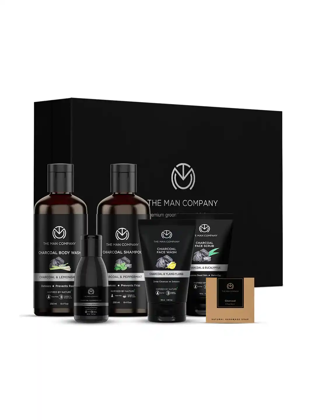 Buy THE MAN COMPANY Charcoal Grooming Kit Grooming Gift Set for