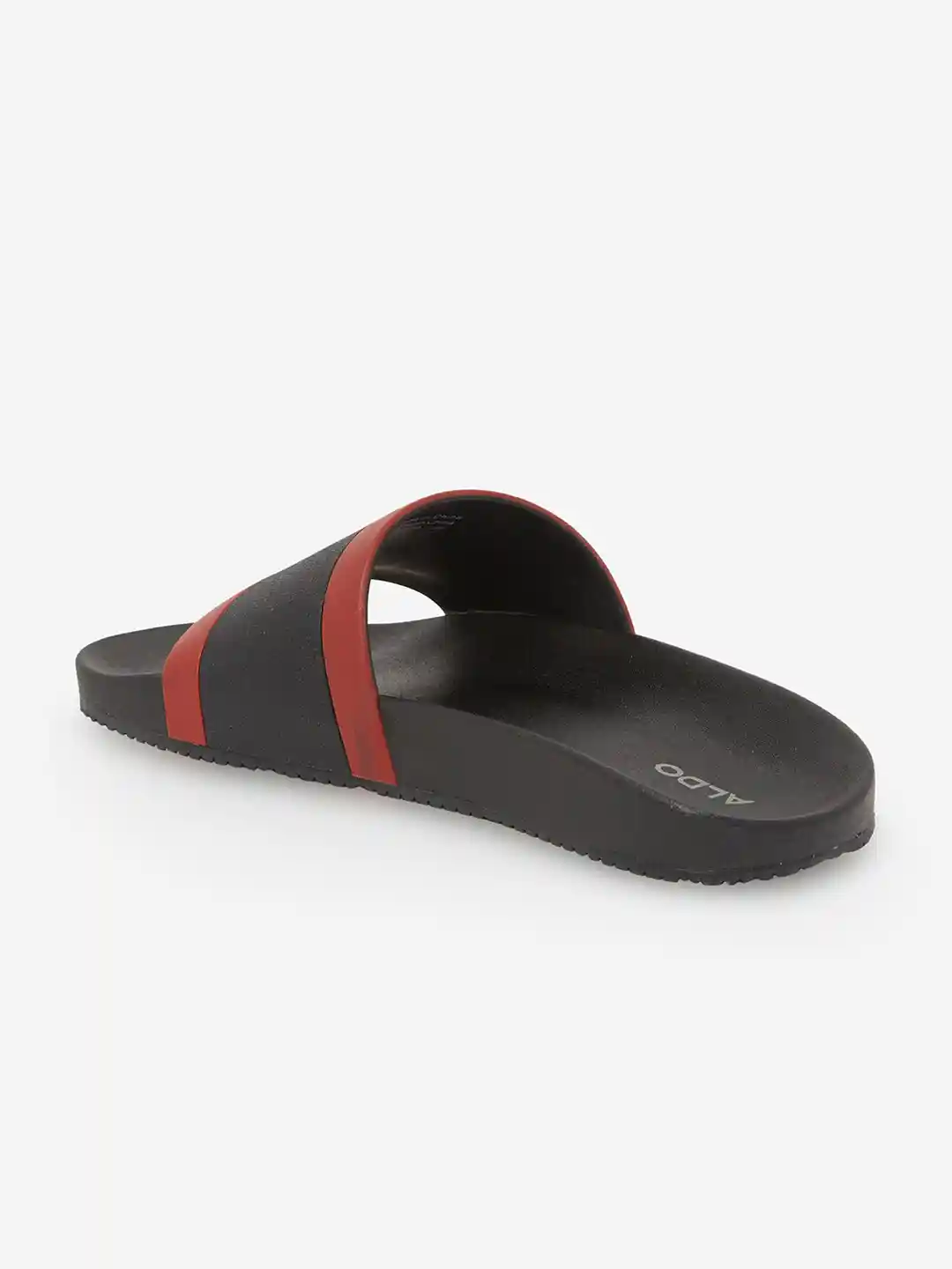 Buy ALDO Men Black Red Striped Sliders Flip Flops for Men