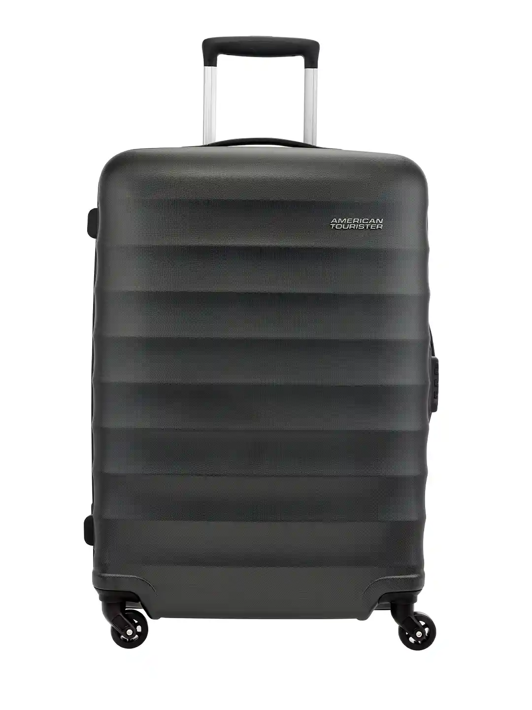 AMERICAN TOURISTER Charcoal Grey Solid Hard Barcelona Medium Trolley  Suitcase 69 cm