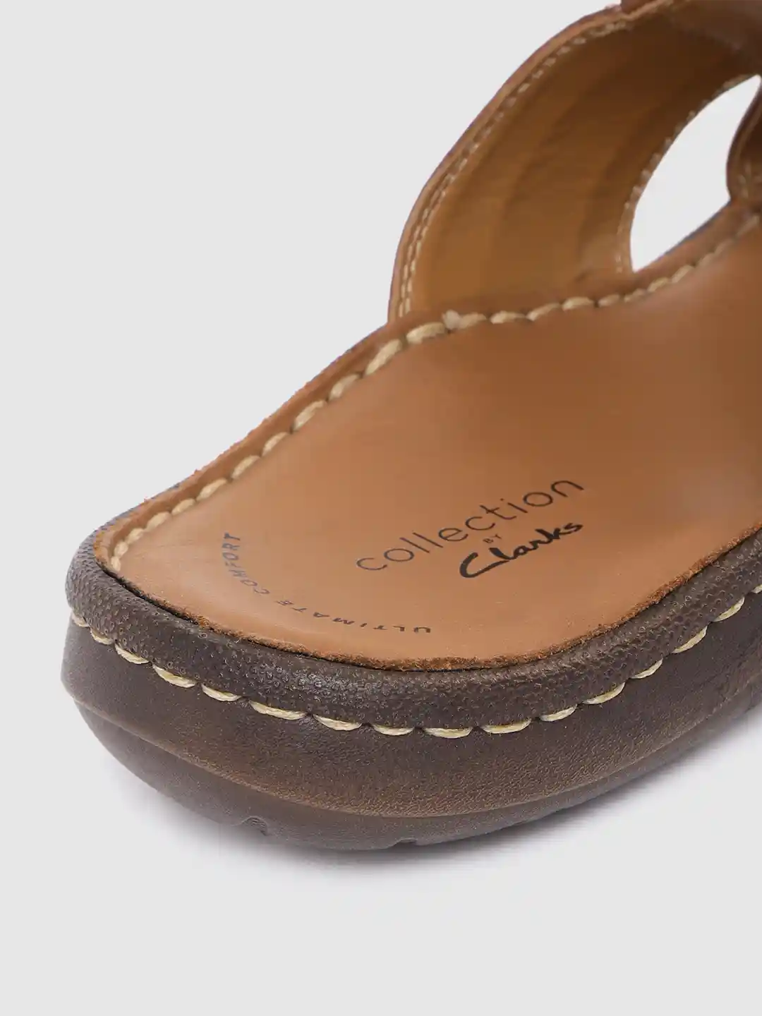 Buy Clarks Men Tan Brown Leather Comfort Sandals Sandals for Men