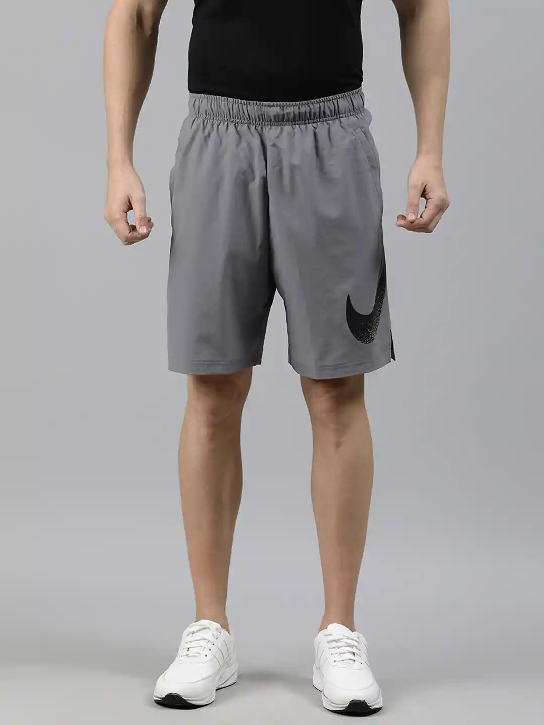 Athletic Shorts Nike M Nk Flx Short Woven Nike Men Grey Solid AS M