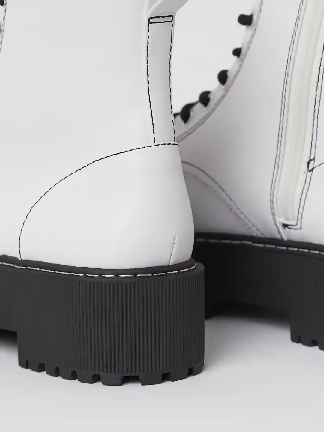 Buy H&M Women White Platform Boots Boots for Women 12346378 Myntra