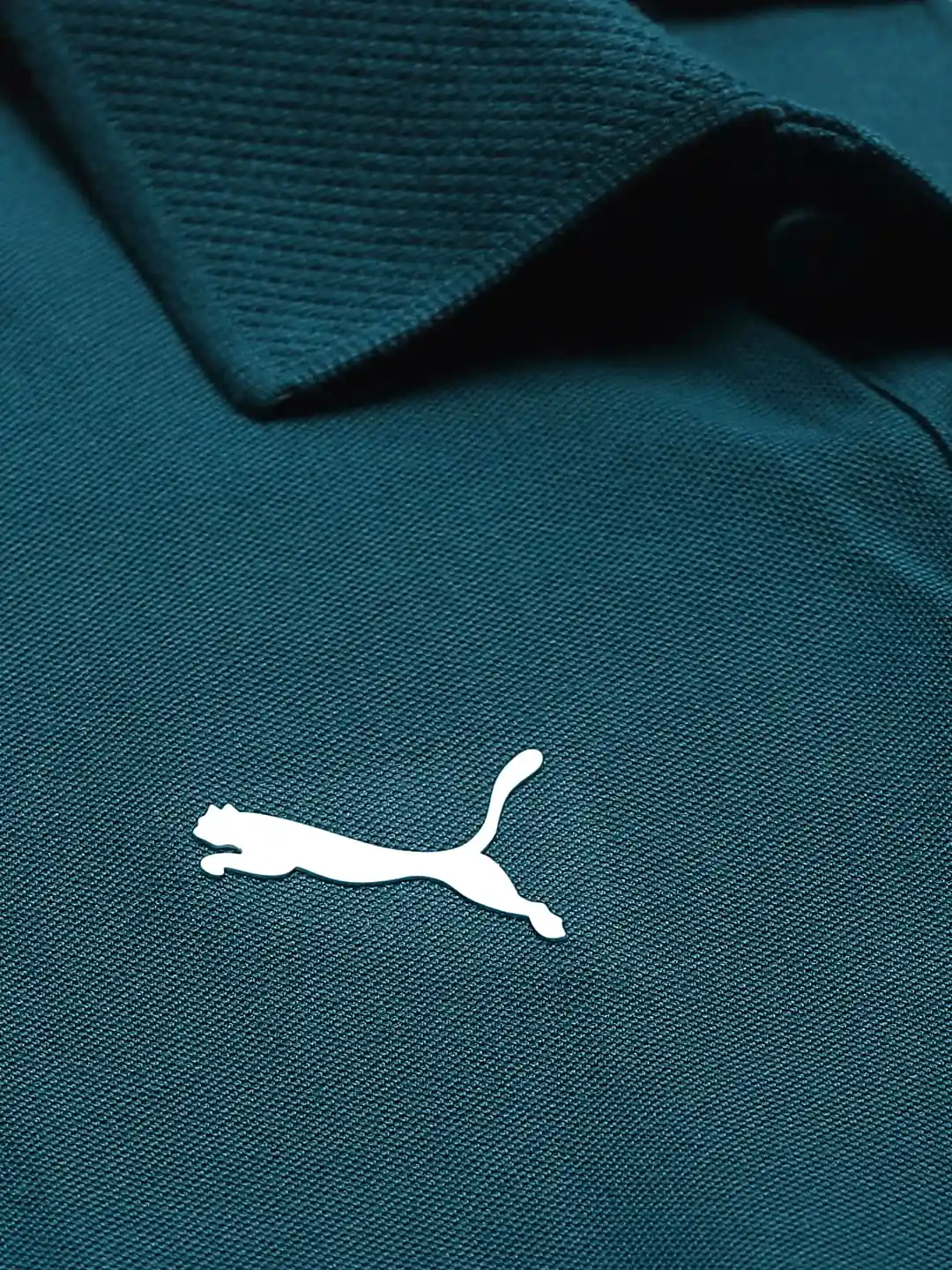 Buy PUMA Motorsport Men Teal Blue Scuderia Ferrari Race Polo