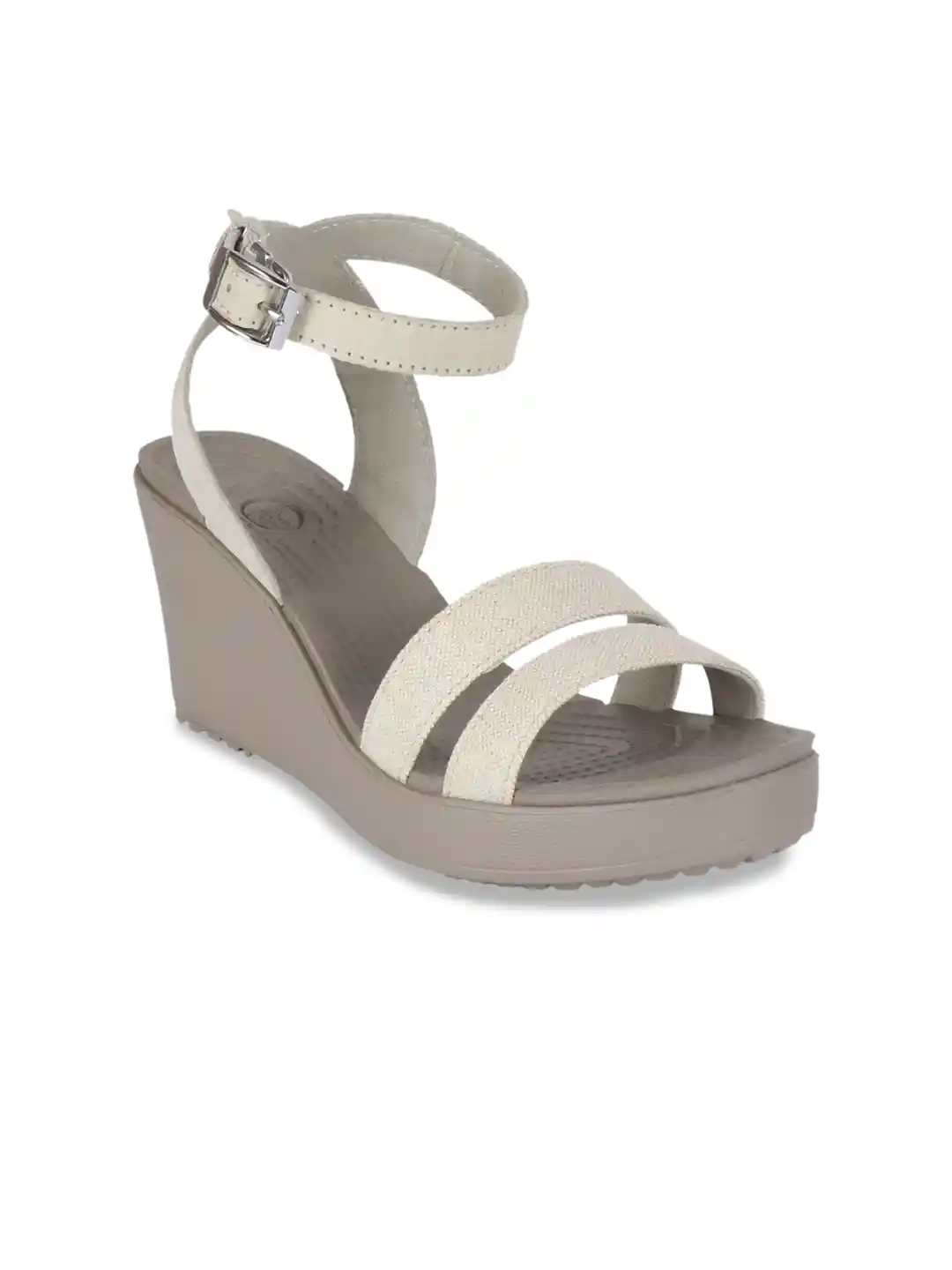 Buy Crocs Women White Solid Wedge Heels Heels for Women 12354626