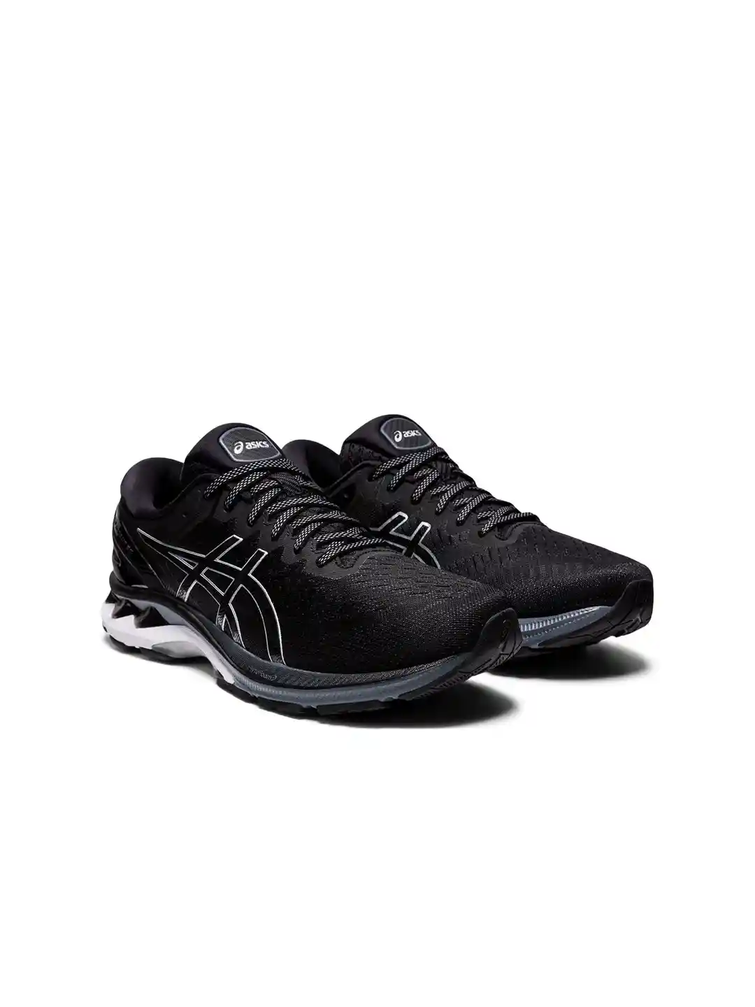 Buy ASICS Men Black Synthetic GEL-KAYANO 27 Running Shoes Sports