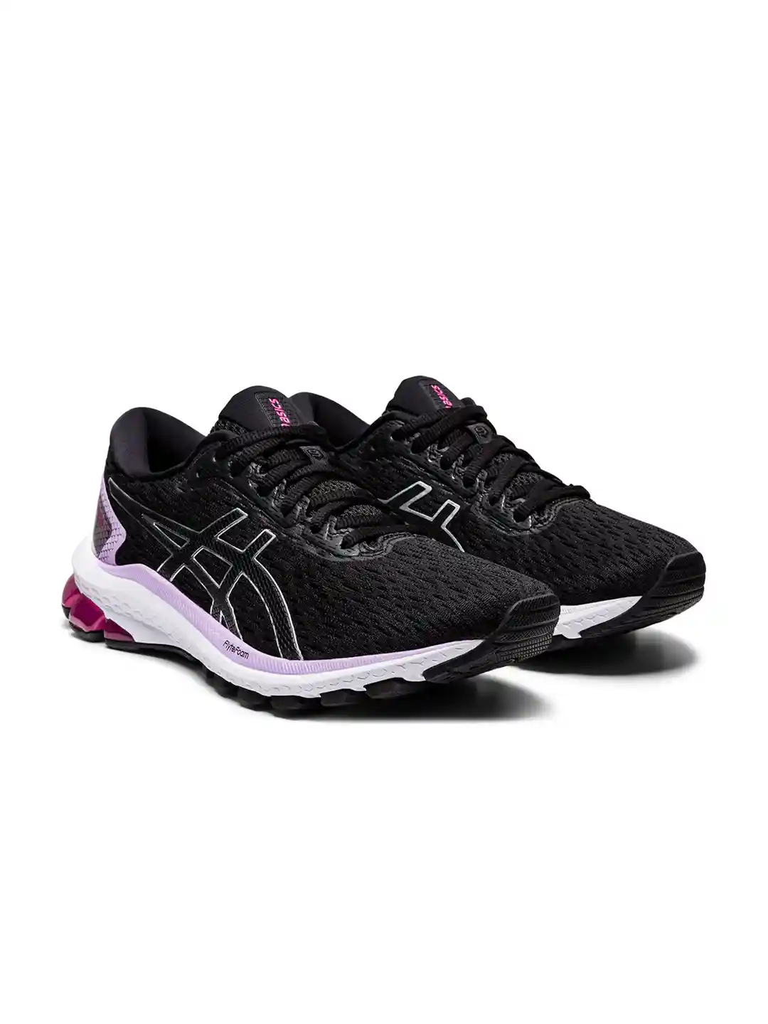 Buy ASICS Women Black Purple GT-1000 Running Shoes Sports
