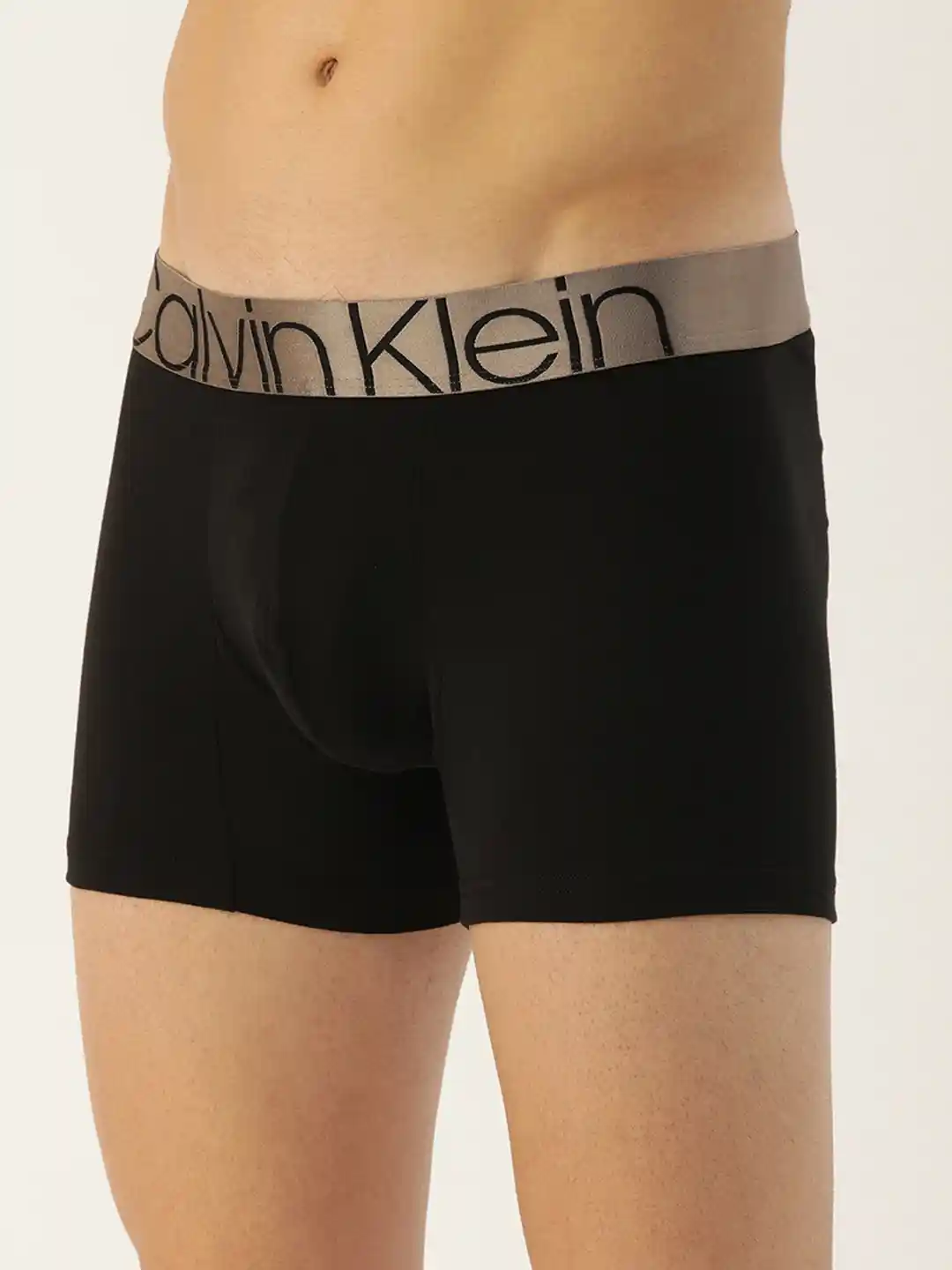 Buy Calvin Klein Underwear Men Black Solid Trunk NB2537UB1 Trunk