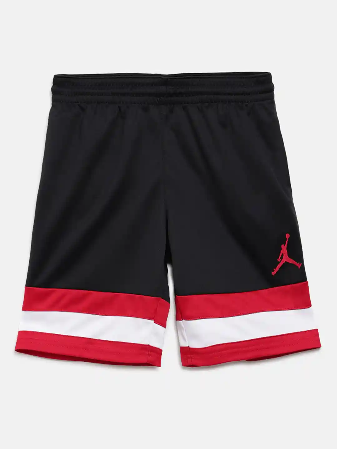 Buy Jordan Boys Black Solid Basketball Shorts with Striped