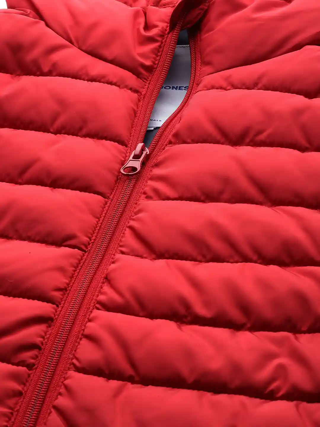 Buy Jack Jones Men Red Solid Hooded Body Warmer Puffer Jacket