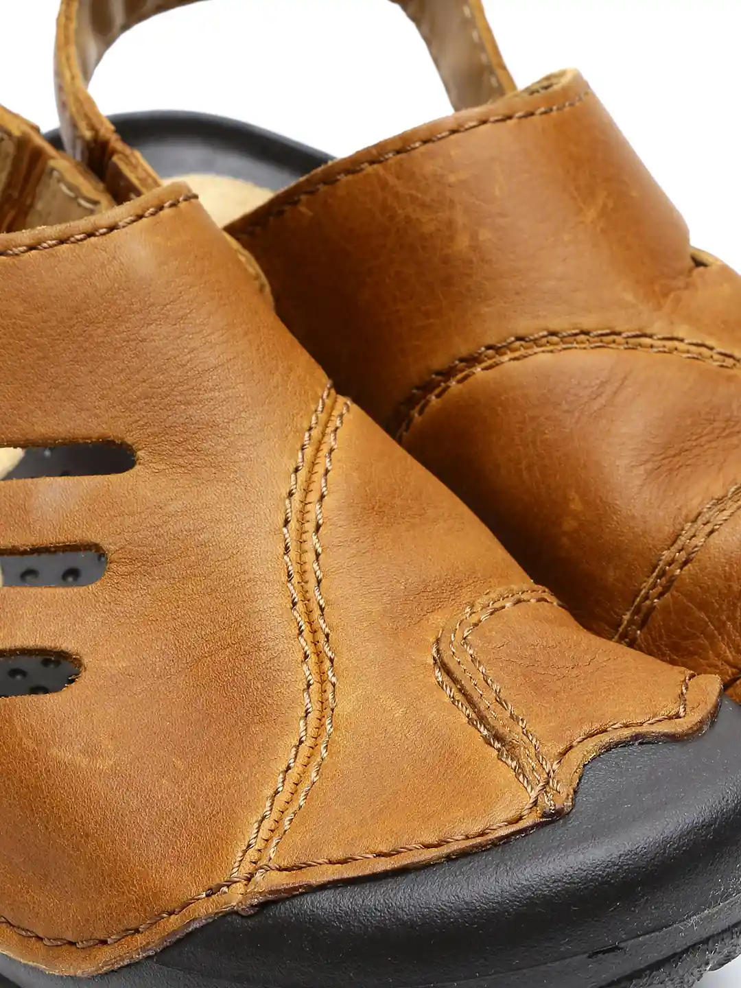 Buy Clarks Men Tan Brown Leather Sandals Sandals for Men 1239839