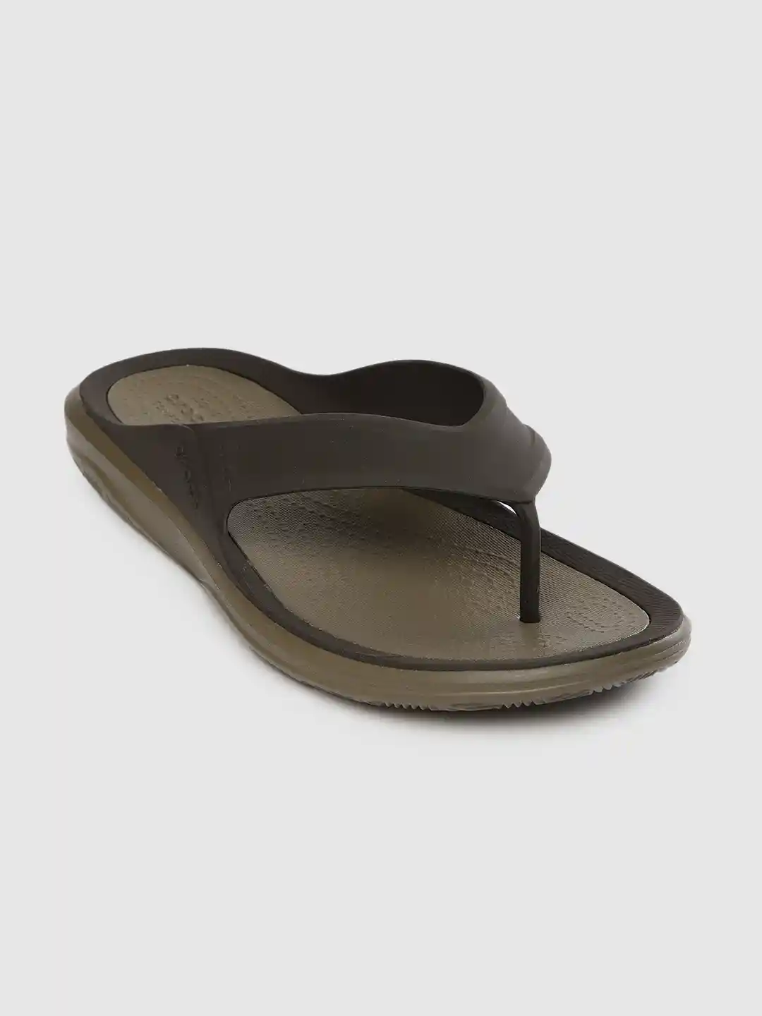 Buy Crocs Men Brown Solid Swiftwater Wave Thong Flip-Flops Flip