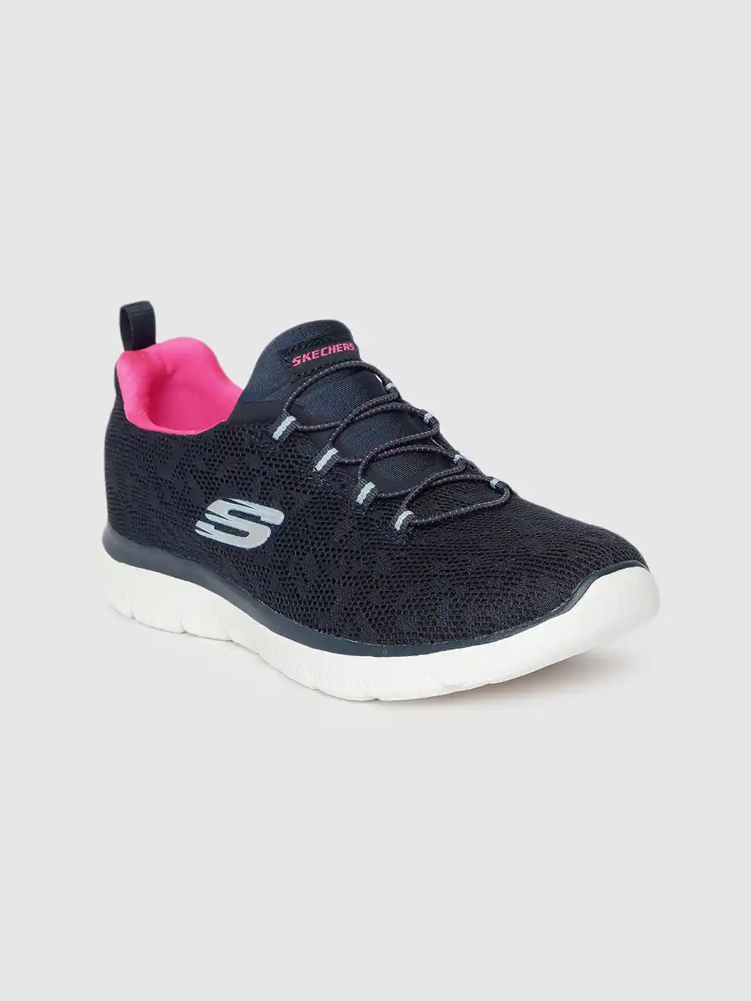 Buy Skechers Women Navy Blue SUMMITS LEOPARD SPOT Sneakers