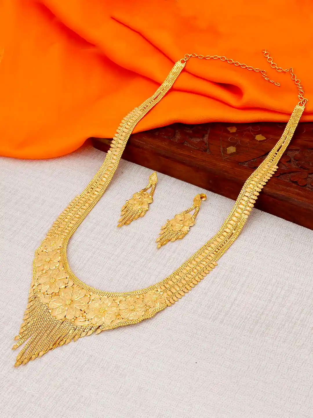 Wedding Gold Necklace And Haram Set Designs Buy Sukkhi 24K Gold