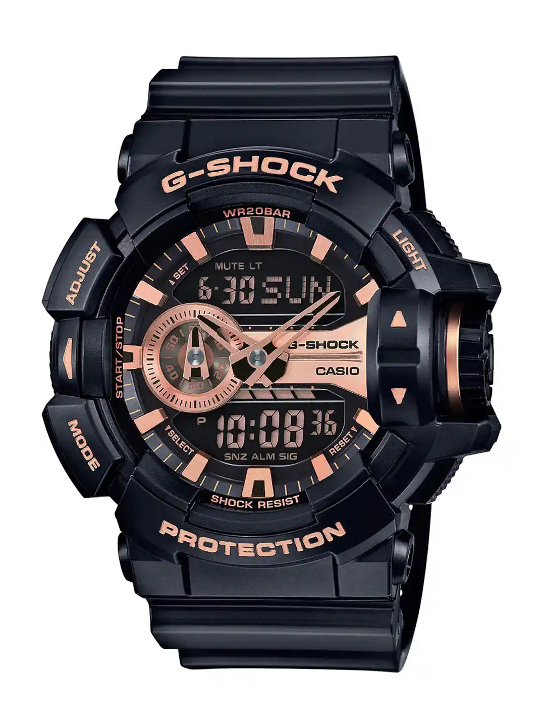 Buy CASIO Men G-Shock GA-400GB-1A4DR Black-Gold Ana-Digi Dial