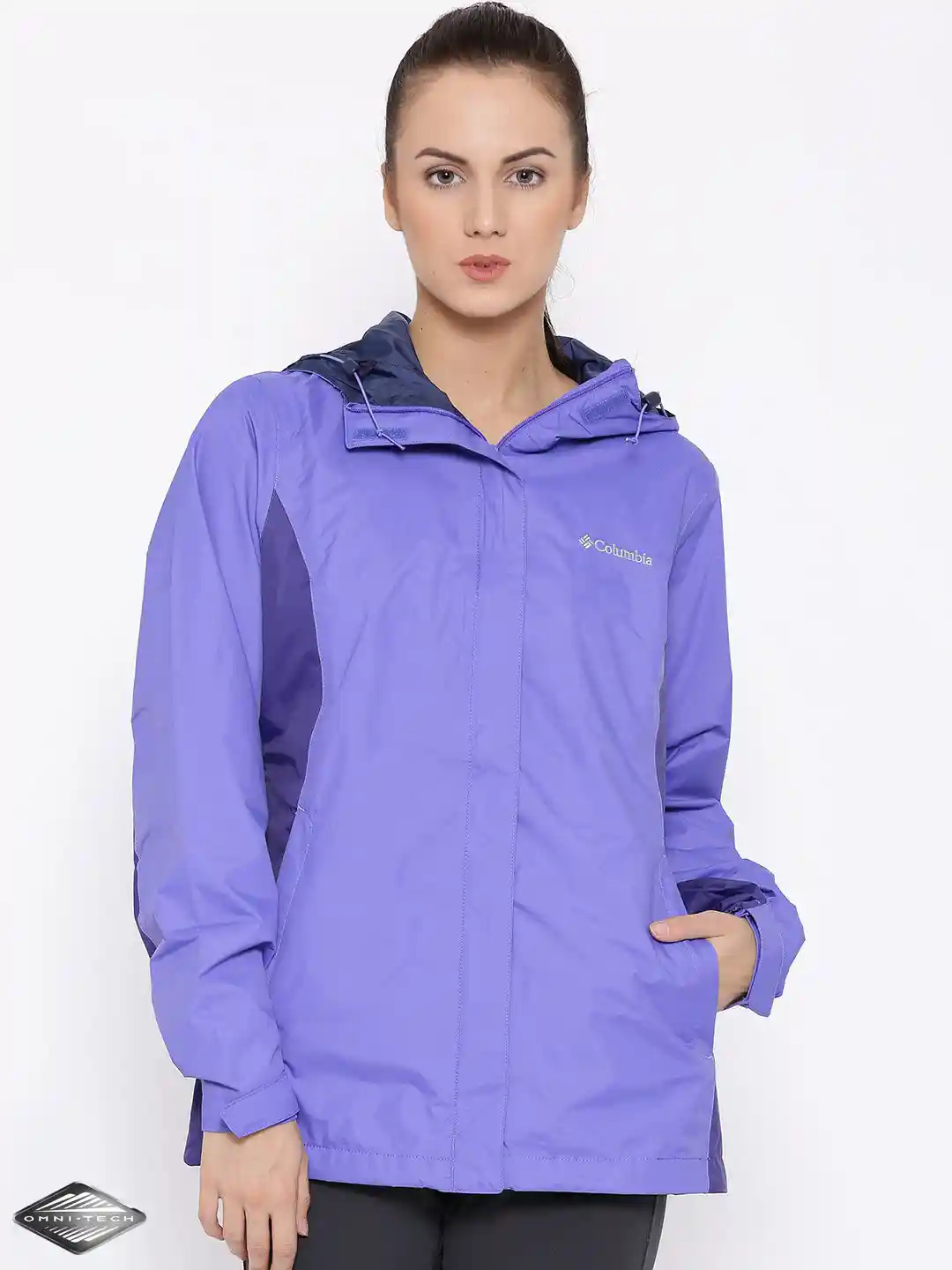 Buy Columbia Women Purple Arcadia II Hooded Waterproof Breathable