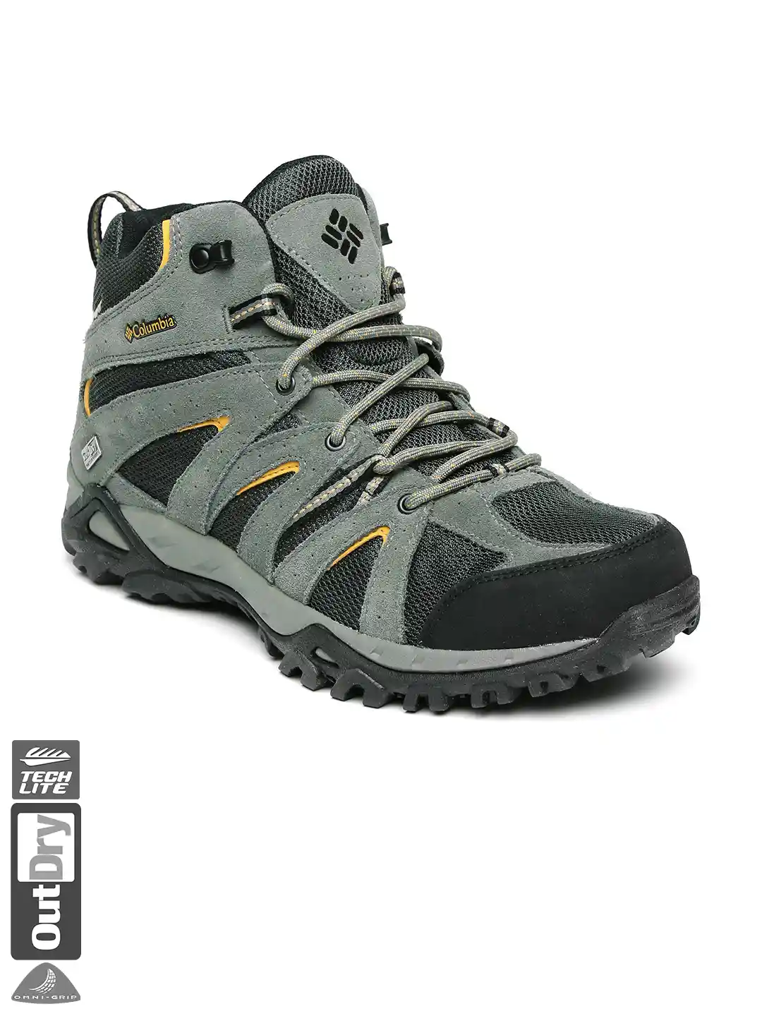 Buy Columbia Men Grey GRAND CANYON MID OUTDRY Leather Trekking